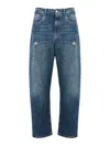 CIGALA'S BAGGY COTTON JEANS WITH RIPS