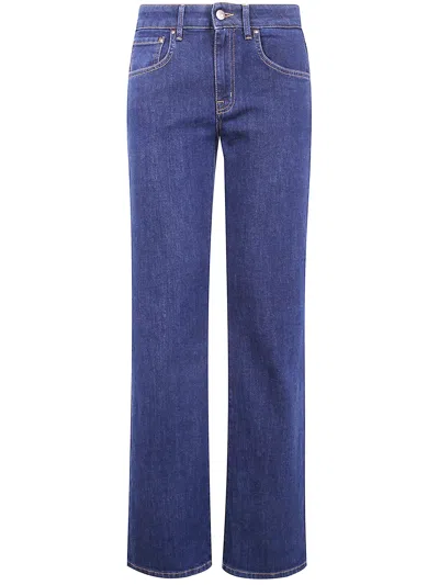 Cigala's Cigalas "bell Bottom" Trousers In Blue