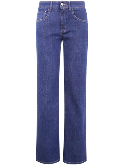 Cigala's Cigalas "bell Bottom" Trousers In Blue