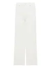 Cigala's Wide-leg White Pants With High Waist