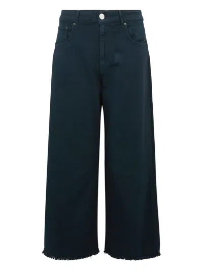 Cigala's Bell Palazzo Jeans In Blue