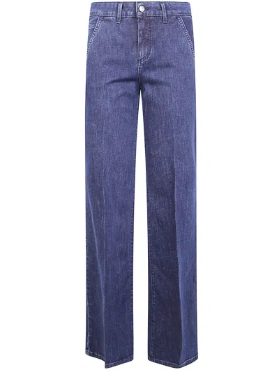 Cigala's Cigalas "chino Flare" Trousers In Blue