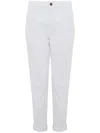 Cigala's Bianco Jeans With Tapered Leg In White