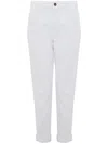 Cigala's Stretch-cotton Cropped Jeans In White