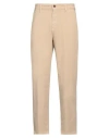 Cigala's Woman Pants Beige Size 32 Cotton, Elastane
