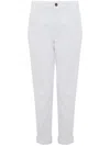 Cigala's Bianco Jeans With Tapered Leg In White