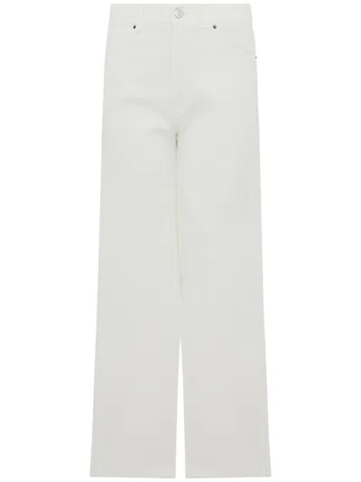 Cigala's Wide-leg White Pants With High Waist