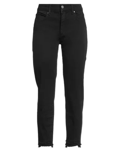Cigala's Woman Jeans Black Size 32 Cotton, Elastane