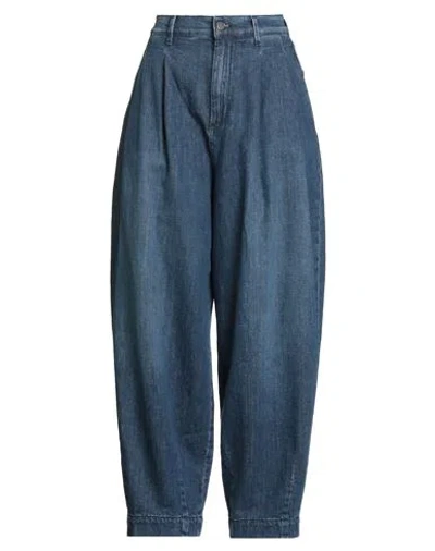 Cigala's Woman Jeans Blue Size 30 Cotton, Elastane