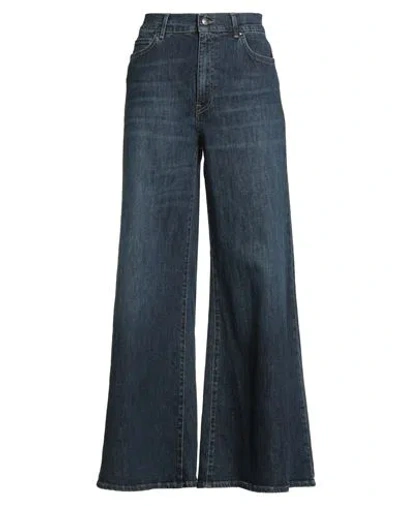 Cigala's Woman Jeans Blue Size 31 Cotton, Elastane