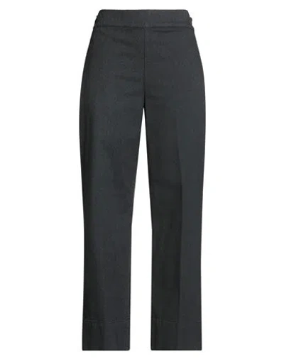 Cigala's Woman Jeans Charcoal Size 32 Viscose, Cotton, Polyester, Elastane In Gray