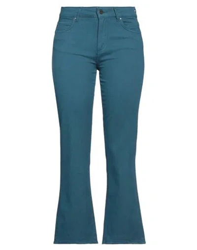Cigala's Woman Jeans Pastel Blue Size 26 Lyocell, Cotton, Elastane