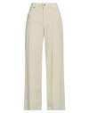 Cigala's Woman Pants Beige Size 32 Cotton, Modal, Polyester, Elastane In Neutral