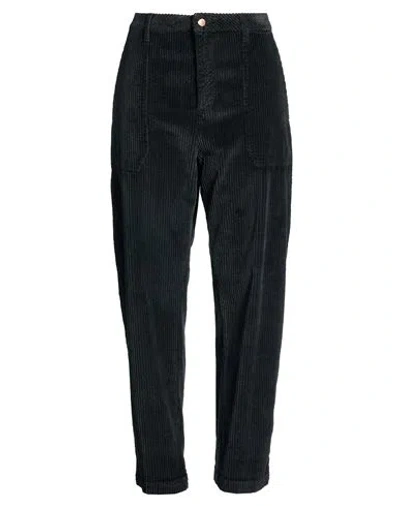 Cigala's Woman Pants Black Size 30 Cotton, Modal, Elastane