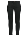 Cigala's Woman Pants Charcoal Size 28 Cotton, Modal, Elastane In Grey