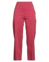 Cigala's Woman Pants Garnet Size 27 Cotton, Elastane In Red