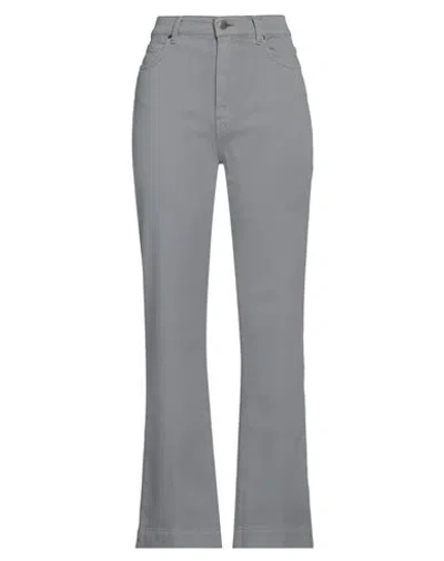 Cigala's Woman Pants Grey Size 31 Lyocell, Cotton, Elastane