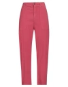 Cigala's Woman Jeans Magenta Size 32 Linen, Cotton, Elastane In Magenta