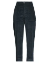 Cigala's Woman Pants Navy Size 30 Cotton, Modal, Polyester, Elastane In Navy Blue