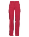 Cigala's Woman Jeans Magenta Size 32 Linen, Cotton, Elastane In Red