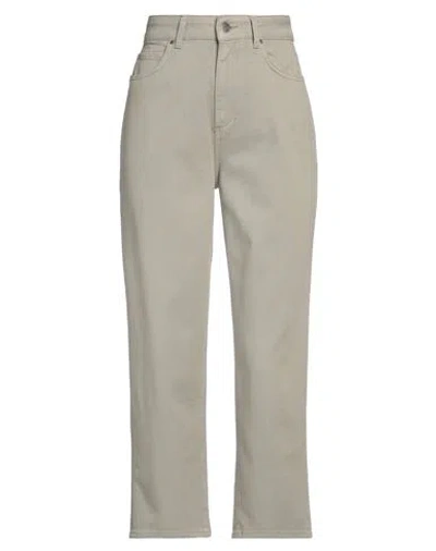 Cigala's Woman Pants Sage Green Size 25 Lyocell, Cotton, Elastane