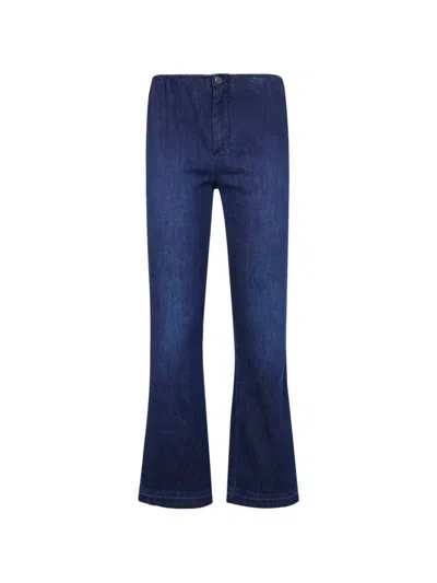 Cigala's Elasticated Denim Jeans In Blue