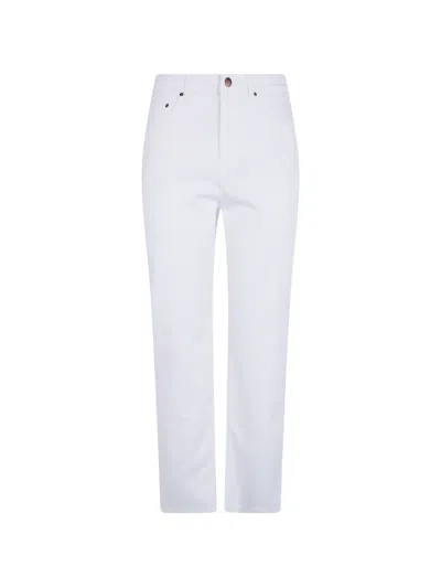 Cigala's Five-pocket Jeans In White