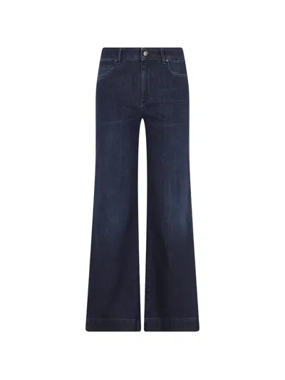 Cigala's High-waisted Jeans In Blue