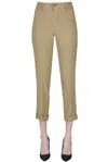 CIGALA'S LINEN AND COTTON CHINO TROUSERS