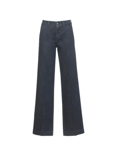 Cigala's Long Straight-leg Jeans In Blue