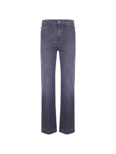 Cigala's Pressed-crease Five-pocket Jeans In Blue
