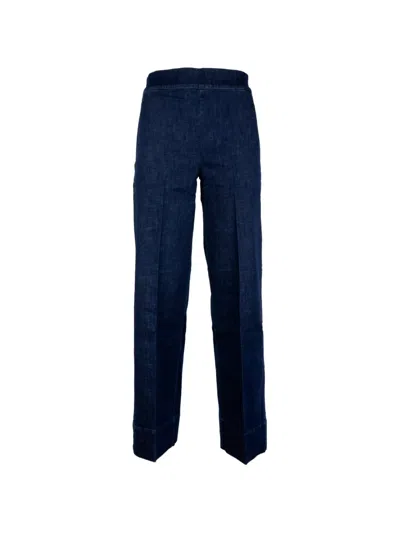 Cigala's Pressed-crease Straight-leg Jeans In Blue