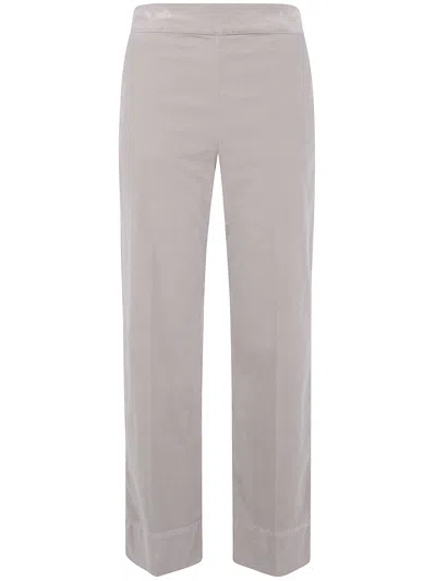 Cigala's Relaxed Wide Leg Dyed Trousers In Gray