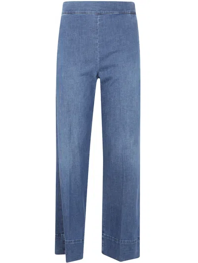 Cigala's Cigalas Relaxed Wide Leg Jeans In Blue