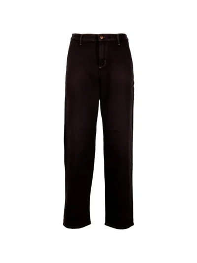 Cigala's Straight-leg Trousers In Brown