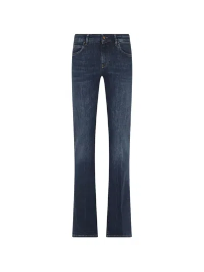 Cigala's Whiskering-effect Jeans In Blue