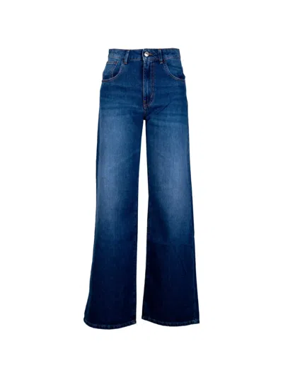 Cigala's Wide-leg Jeans In Blue
