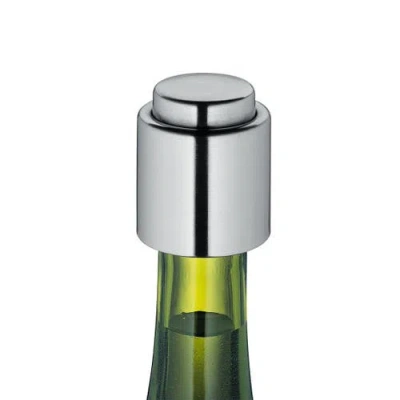 Cilio 18/10 Stainless Steel Wine Sealer In Silver