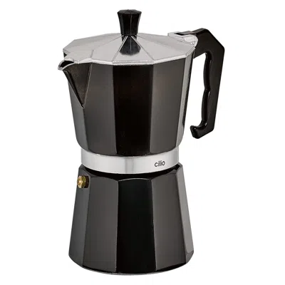 Cilio Classico Stovetop Espresso Maker, 15 Ounce In Black