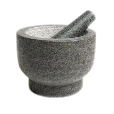 Cilio Goliath Granite Mortar And Pestle Set In Green