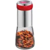 Cilio Premium Piccante Chili Mill Grinder, Red, Glass And Stainless Steel In Red