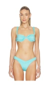 Cin Cin Ariel Ruched Bra In Multi