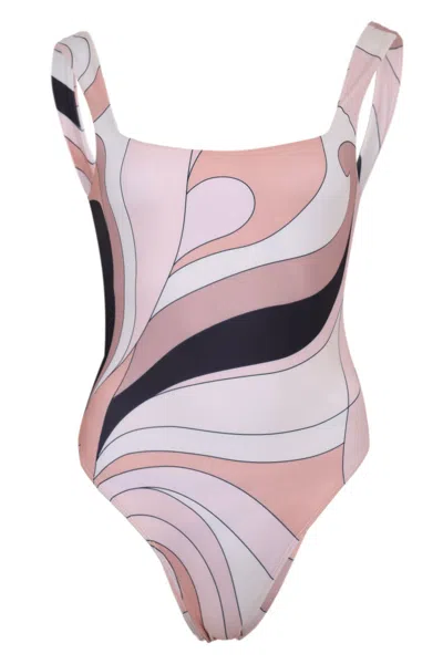 Cin Cin Avalone Swimsuit Mars Beige In Pink
