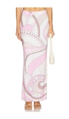 Cin Cin City Maxi Skirt Antibes In Pink