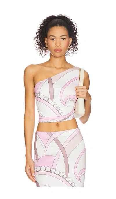 Cin Cin Cleo Cropped Top In Pink