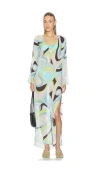 Cin Cin Hotline Moonstone Maxi Dress In Multi