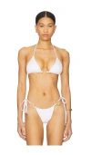 Cin Cin Isle Hoop Halter Bikini Top