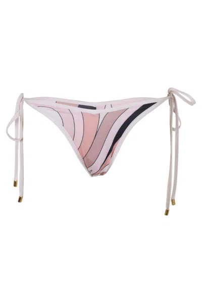Cin Cin Racer String Bottoms Mars Beige In Pink
