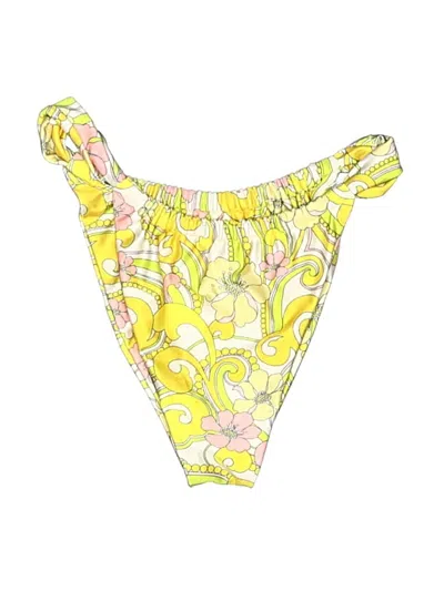 Pre-owned Cin Cin Swimsuit Bottoms In Yellow