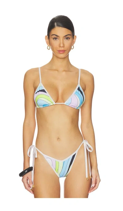 Cin Cin Thrills Bikini Top In Multi